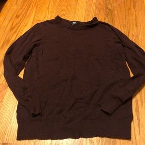 Dark red sweatshirt